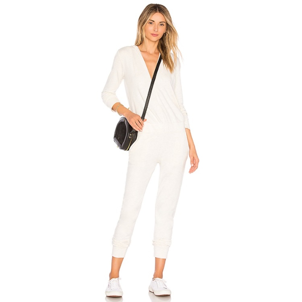 Monrow supersoft hoodie jumpsuit